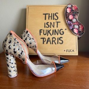 Statement Sophia Webster cheetah heels